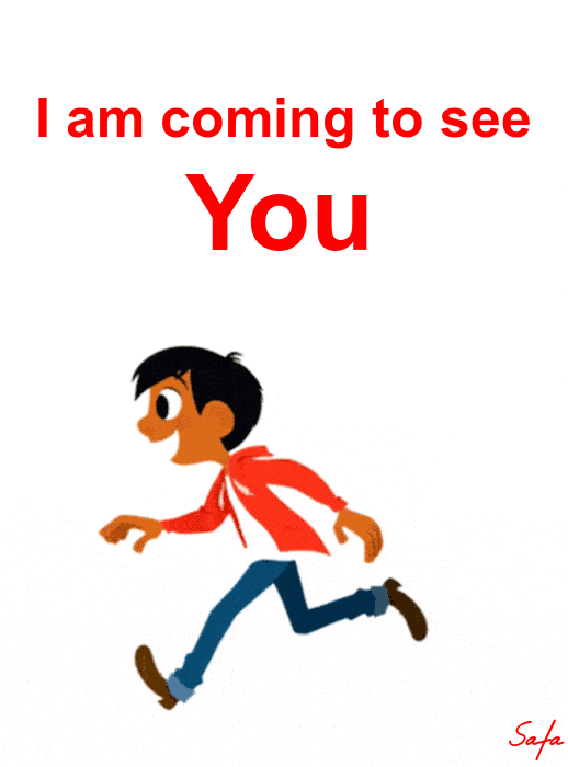 you. Simply wait there. On my way right away.